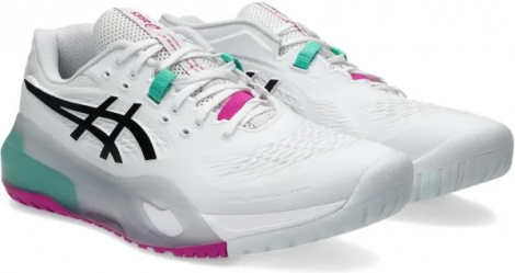 Кросівки тенісні Asics GEL-RESOLUTION X біло-бірюзово-рожеві 1041A481-103