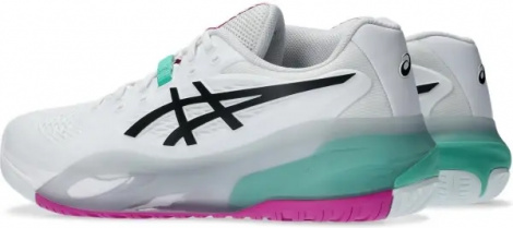 Кросівки тенісні Asics GEL-RESOLUTION X біло-бірюзово-рожеві 1041A481-103