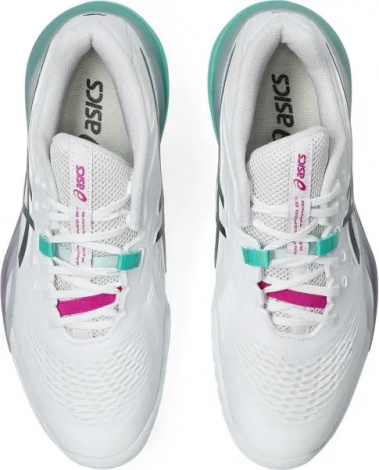 Кросівки тенісні Asics GEL-RESOLUTION X біло-бірюзово-рожеві 1041A481-103