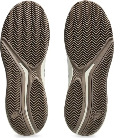 Кроссовки теннисные Asics GEL-CHALLENGER 14 CLAY бело-темно-зелено-коричневые 1041A449-104