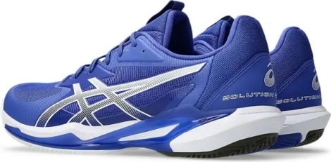Кроссовки теннисные Asics SOLUTION SPEED FF 3 CLAY сине-белые 1041A437-401