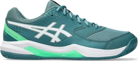 Кроссовки теннисные Asics GEL-DEDICATE 8 PADEL темно-зелено-бело-зеленые 1041A414-301
