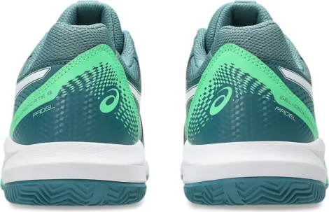 Кроссовки теннисные Asics GEL-DEDICATE 8 PADEL темно-зелено-бело-зеленые 1041A414-301