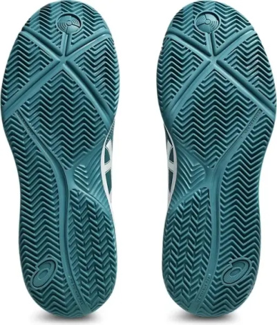 Кроссовки теннисные Asics GEL-DEDICATE 8 PADEL темно-зелено-бело-зеленые 1041A414-301