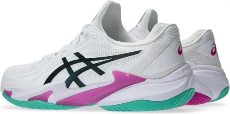 Кросівки тенісні Asics COURT FF 3 ALL COURT біло-рожево-бірюзові 1041A370-106