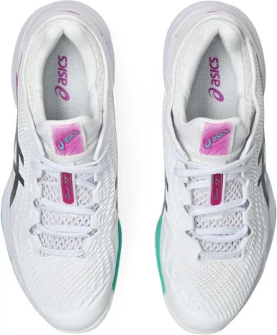 Кросівки тенісні Asics COURT FF 3 ALL COURT біло-рожево-бірюзові 1041A370-106
