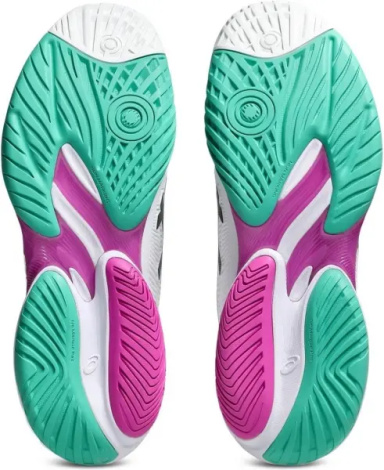 Кросівки тенісні Asics COURT FF 3 ALL COURT біло-рожево-бірюзові 1041A370-106