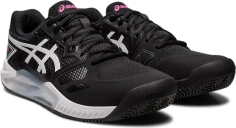 Кросівки тенісні Asics GEL-CHALLENGER 13 CLAY чорно-біло-рожеві 1041A221-003