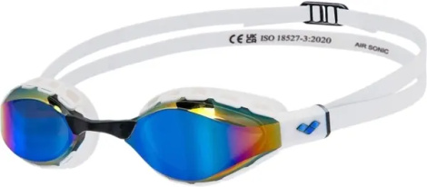 Окуляри для плавання Arena AIR SONIC MIRROR біло-сині 011004-120