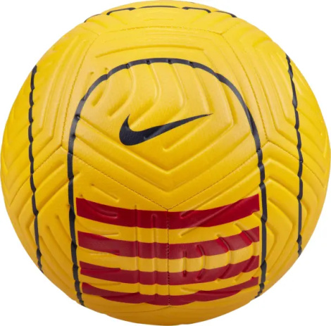 Футбольный мяч Nike F.C. BARCELONA STRIKE желто-красный