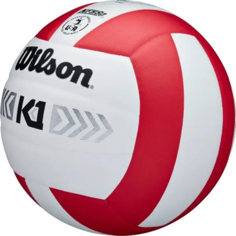 Волейбольный мяч Wilson K1 SILVER бело-красный