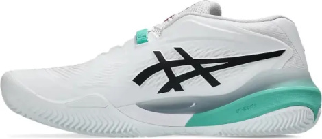 Кросівки тенісні Asics GEL-RESOLUTION X CLAY біло-бірюзово-рожеві 1041A485-103