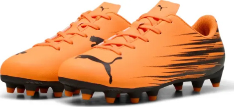 Бутсы детские Puma ATTACANTO II FG/AG JR оранжево-черные 108496-04