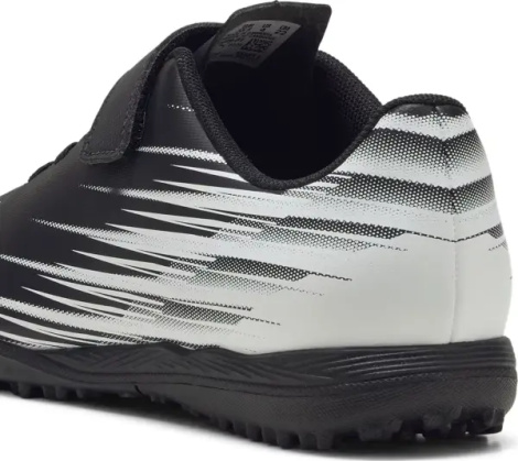 Сороконожки (шиповки) детские Puma ATTACANTO II TT V JR черно-белые 108499-01