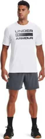 Футболка Under Armour TEAM ISSUE WORDMARK белая 1329582-100