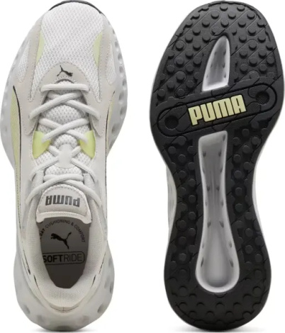 Кросівки бігові Puma SOFTRIDE FREQUENCE біло-кремово-лаймові 31050017