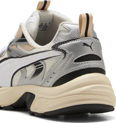 Кроссовки Puma MILENIO TECH бежево-серебряно-белые 40262303