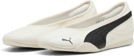 Балетки жіночі Puma CATCH SOLEIL BALLERINA кремово-чорні 40464201