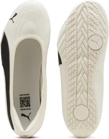 Балетки жіночі Puma CATCH SOLEIL BALLERINA кремово-чорні 40464201