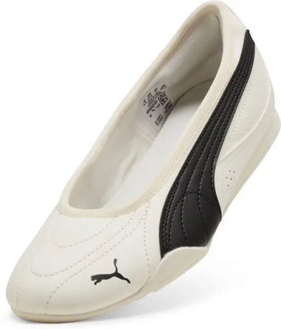 Балетки жіночі Puma CATCH SOLEIL BALLERINA кремово-чорні 40464201