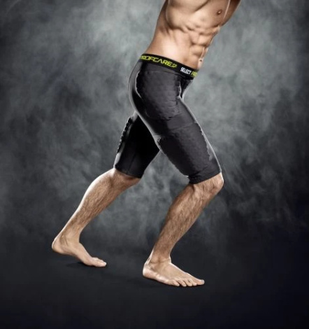 Термошорти Select Compression shorts with pads 6421 чорні 564210-010
