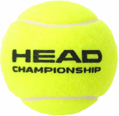 Набор мячей для тенниса Head CHAMPIONSHIP 3 желтый (3 штуки) 575-203