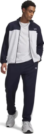 Спортивный костюм Under Armour RIVAL темно-сине-белый 6009355-410
