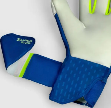 Воротарські рукавиці Select 77 SUPER GRIP V26 синьо-лимонні 601779-222