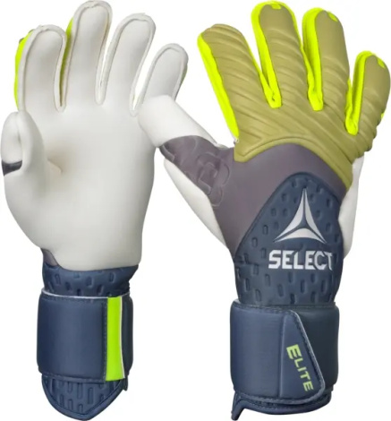 Воротарські рукавиці Select 93 ELITE V26 темно-синьо-лимонно-оливкові 601939-240