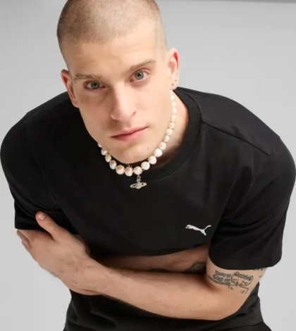 Футболка Puma ESSENTIALS SMALL LOGO черная 68253801