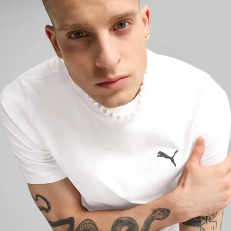 Футболка Puma ESSENTIALS SMALL LOGO белая 68253802