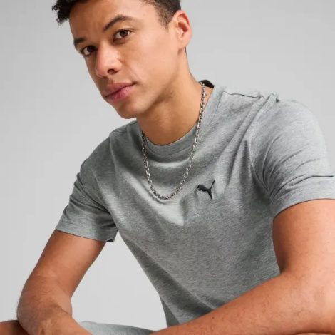 Футболка Puma ESSENTIALS SMALL LOGO серая 68253803