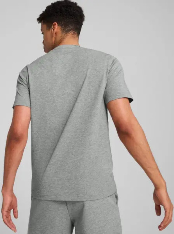 Футболка Puma ESSENTIALS SMALL LOGO серая 68253803