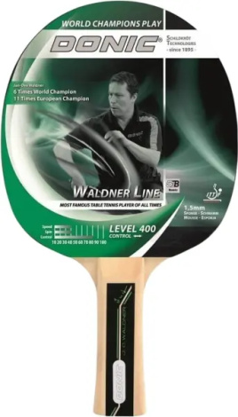 Ракетка для настольного тенниса Donic WALDNER 400 светло-коричневая 713062
