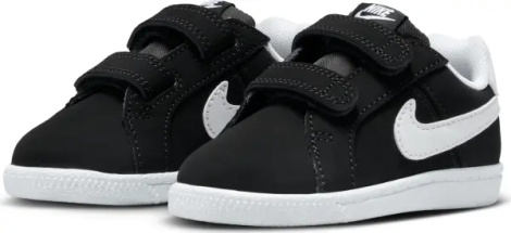 Кросівки дитячі Nike COURT ROYALE (TDV) чорно-білі 833537-002