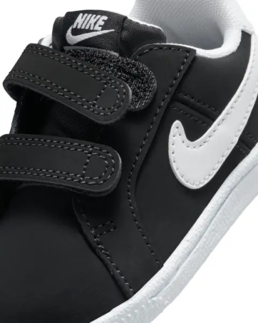 Кросівки дитячі Nike COURT ROYALE (TDV) чорно-білі 833537-002