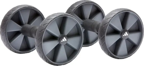 Ролики для преса Adidas CORE ROLLERS чорно-темно-сірі ADAC-11604GR