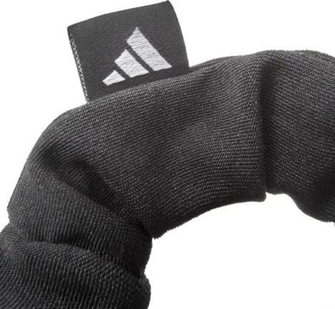 Резинки для волос женские Adidas HAIR SCRUNCHIES 2PK черная, черно-белая (2 штуки) ADAC-16500