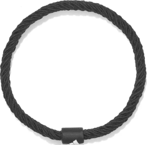 Резинки для волос Adidas BRAIDED HAIR TIES 6PK черные, белые (6 штук) ADAC-16560