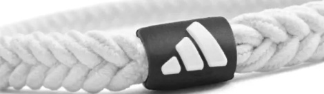 Резинки для волос Adidas BRAIDED HAIR TIES 6PK черные, белые (6 штук) ADAC-16560