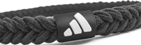 Резинки для волос Adidas BRAIDED HAIR TIES 6PK черные, белые (6 штук) ADAC-16560
