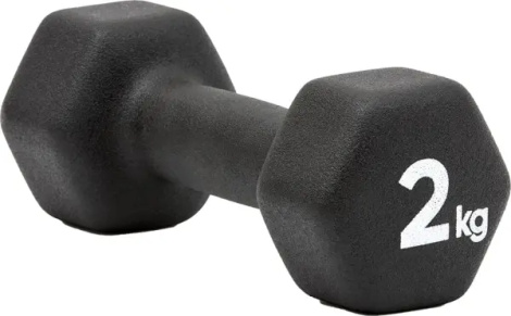 Гантелі Adidas DUMBBELLS чорні (2 х 2,0 кг) ADWT-11402-NL