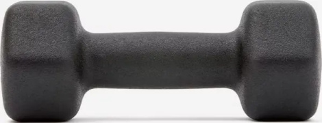 Гантелі Adidas DUMBBELLS чорні (2 х 2,0 кг) ADWT-11402-NL