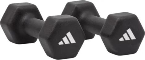 Гантели Adidas DUMBBELLS черные (2 х 3,0 кг) ADWT-11403-NL