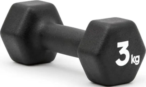 Гантели Adidas DUMBBELLS черные (2 х 3,0 кг) ADWT-11403-NL