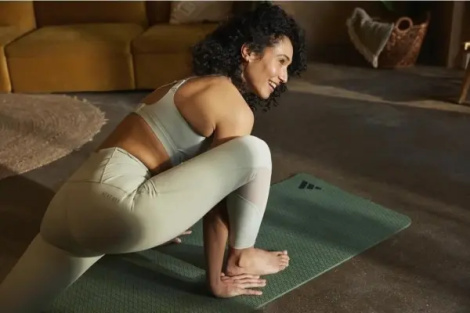 Коврик для йоги Adidas YOGA MAT зеленый ADYG-10003LI