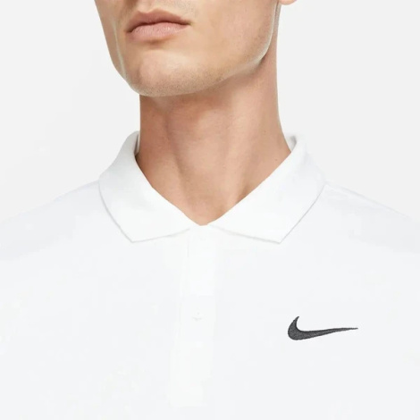 Поло Nike DF POLO SOLID белое DH0857-100