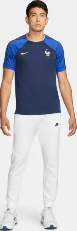 Футболка сборной Франции Nike FFF STRIKE DRI-FIT темно-сине-синяя DH6444-410