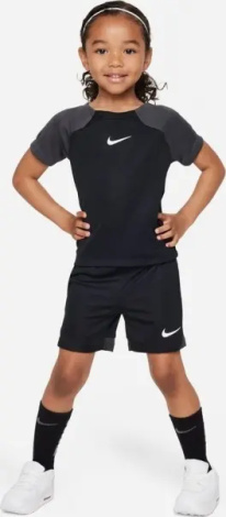 Комплект футбольной формы детский Nike DRI-FIT ACADEMY PRO черно-серый DH9484-013