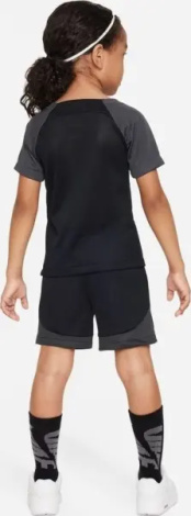 Комплект футбольной формы детский Nike DRI-FIT ACADEMY PRO черно-серый DH9484-013
